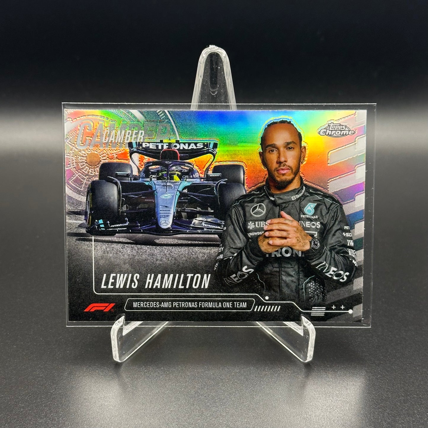 2024 Topps Chrome Formula 1 LEWIS HAMILTON #CAM-3 Camber