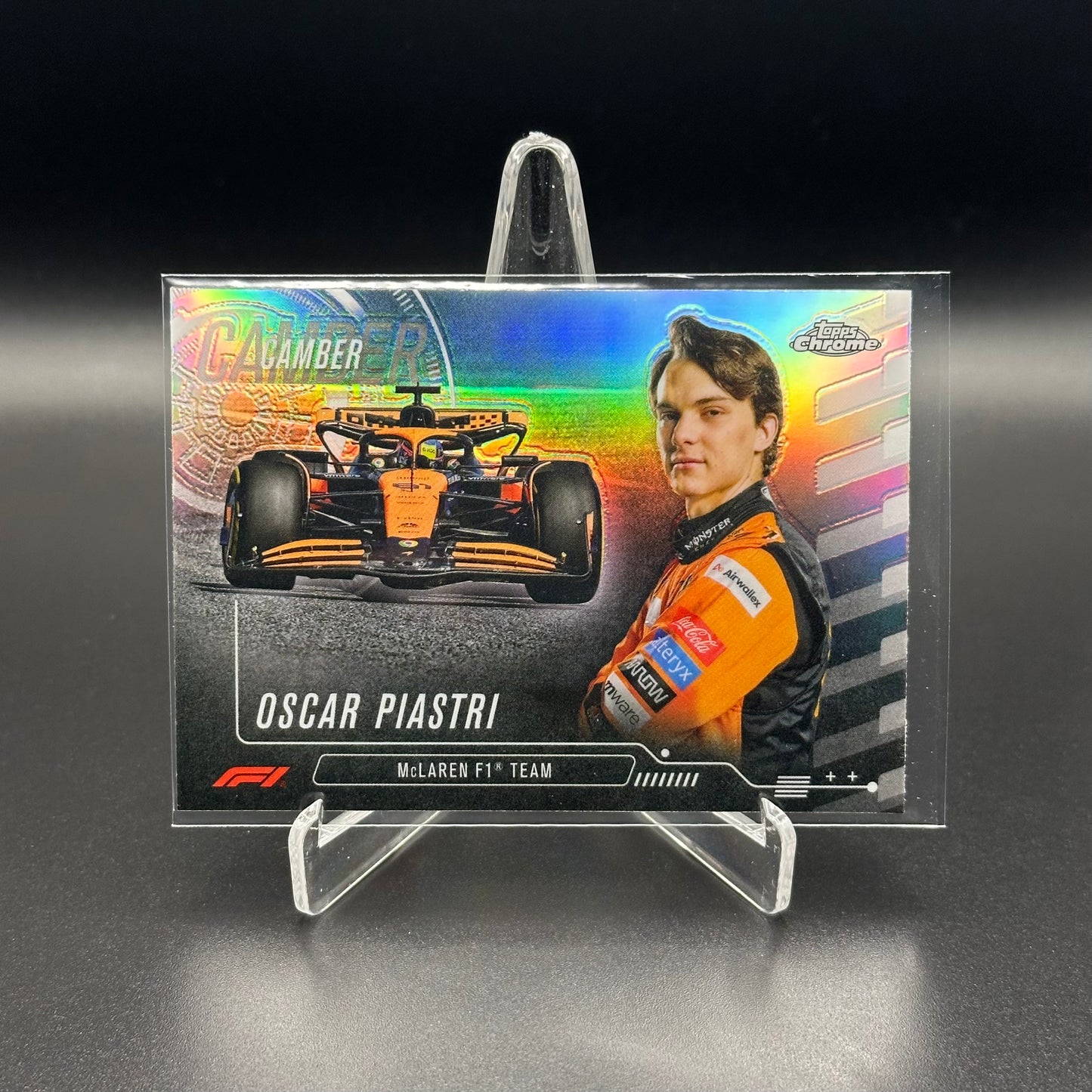 2024 Topps Chrome Formula 1 OSCAR PIASTRI #CAM-4 Camber