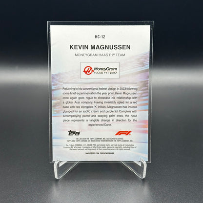 2024 Topps Chrome Formula 1 KEVIN MAGNUSSEN #HC-12 Helmet Collection
