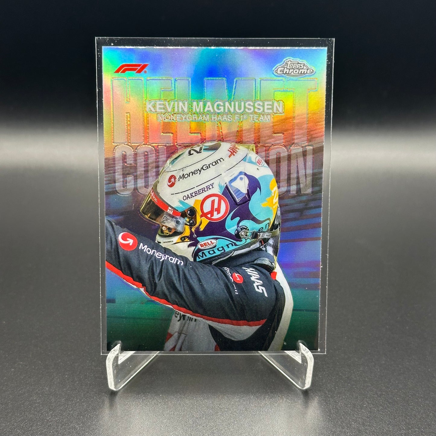 2024 Topps Chrome Formula 1 KEVIN MAGNUSSEN #HC-12 Helmet Collection