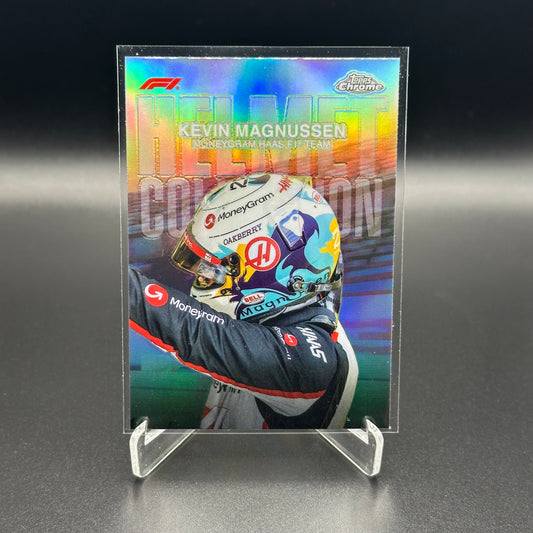 2024 Topps Chrome Formula 1 KEVIN MAGNUSSEN #HC-12 Helmet Collection