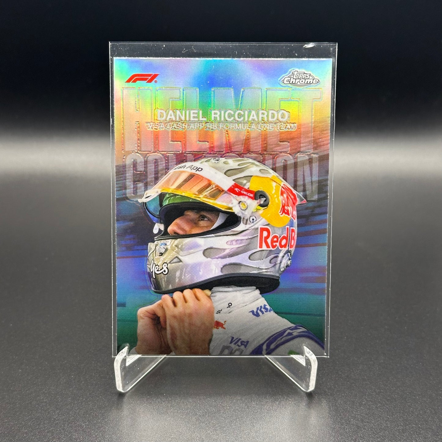 2024 Topps Chrome Formula 1 DANIEL RICCIARDO #HC-14 Helmet Collection