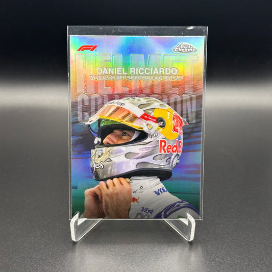 2024 Topps Chrome Formula 1 DANIEL RICCIARDO #HC-14 Helmet Collection