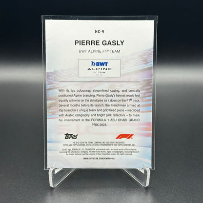 2024 Topps Chrome Formula 1 PIERRE GASLY #HC-9 Helmet Collection