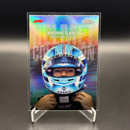 2024 Topps Chrome Formula 1 PIERRE GASLY #HC-9 Helmet Collection