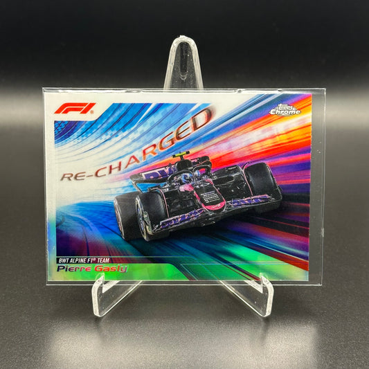 2024 Topps Chrome Formula 1 PIERRE GASLY #RECH-10 F1 Re-Charged