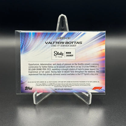 2024 Topps Chrome Formula 1 VALTTERI BOTTAS #RECH-13 Re-Charged