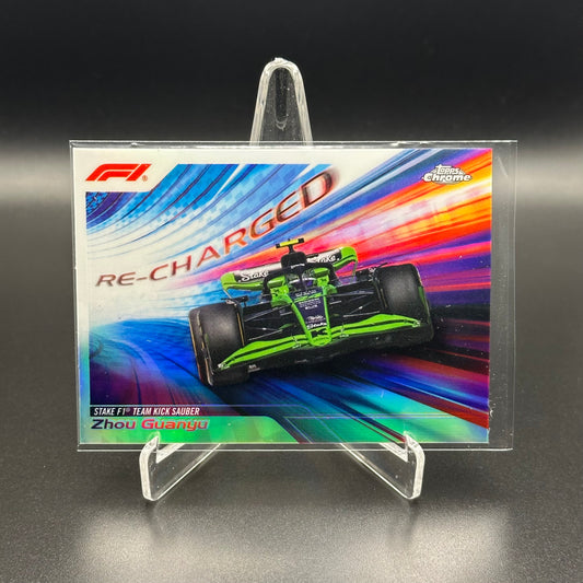 2024 Topps Chrome Formula 1 ZHOU GUANYU #RECH-14 Re-Charged