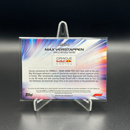 2024 Topps Chrome Formula 1 MAX VERSTAPPEN #RECH-1 Re-Charged