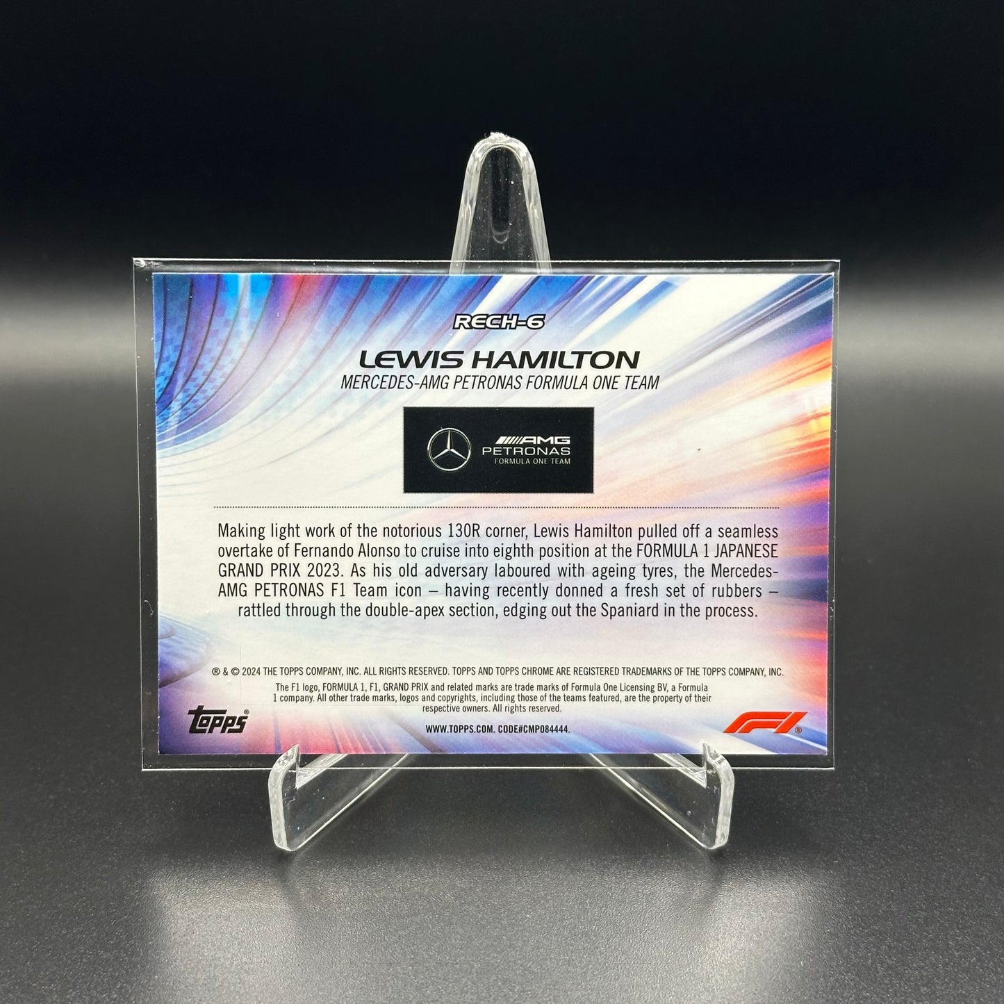 2024 Topps Chrome Formula 1 LEWIS HAMILTON #RECH-6 Re-Charged