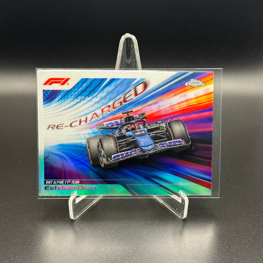 2024 Topps Chrome Formula 1 ESTEBAN OCON #RECH-9 Re-Charged