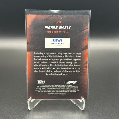 2024 Topps Chrome Formula 1 PIERRE GASLY #SD-10 Speed Demons