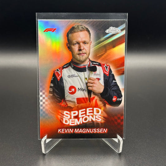 2024 Topps Chrome Formula 1 KEVIN MAGNUSSEN #SD-16 Speed Demons