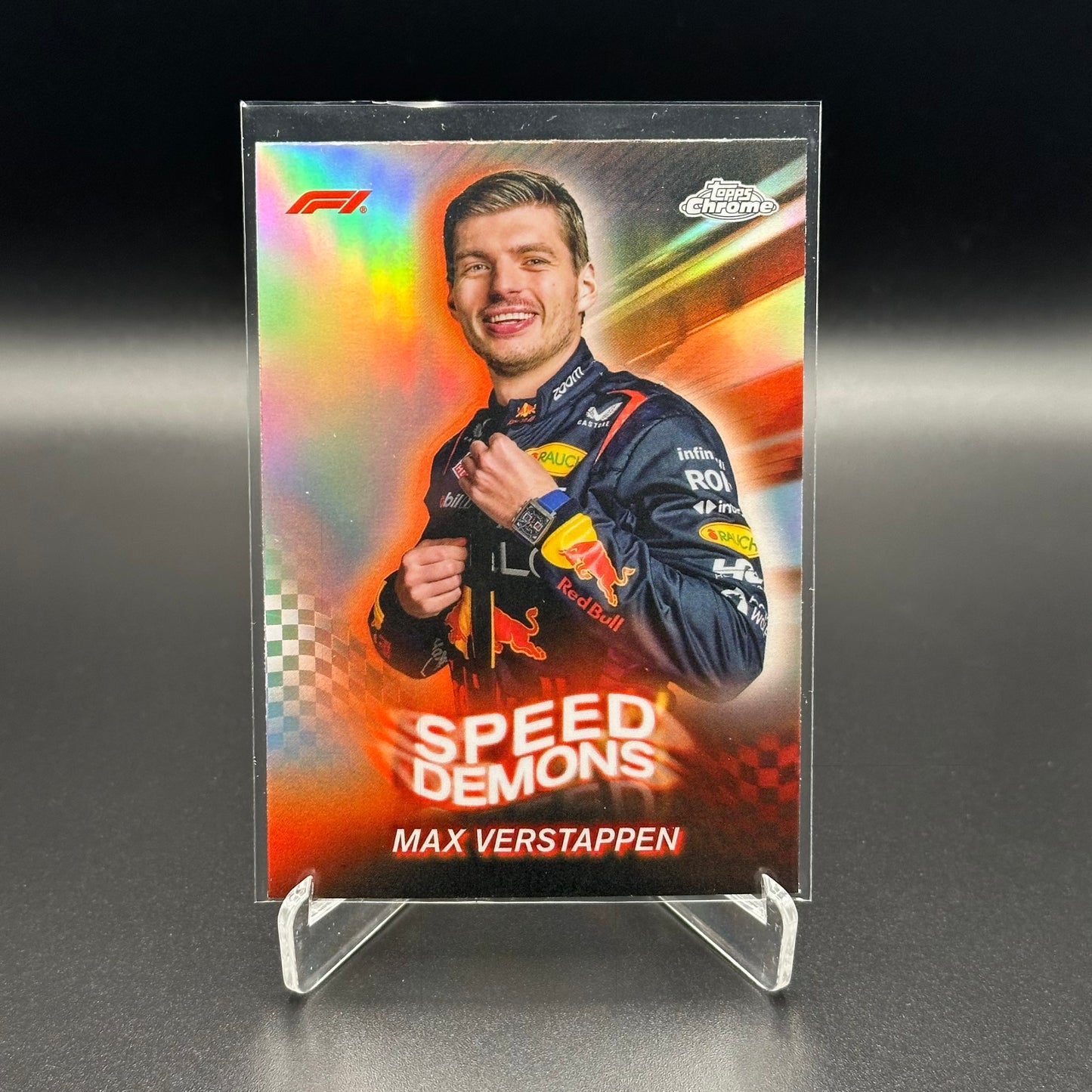 2024 Topps Chrome Formula 1 MAX VERSTAPPEN #SD-1 Speed Demons