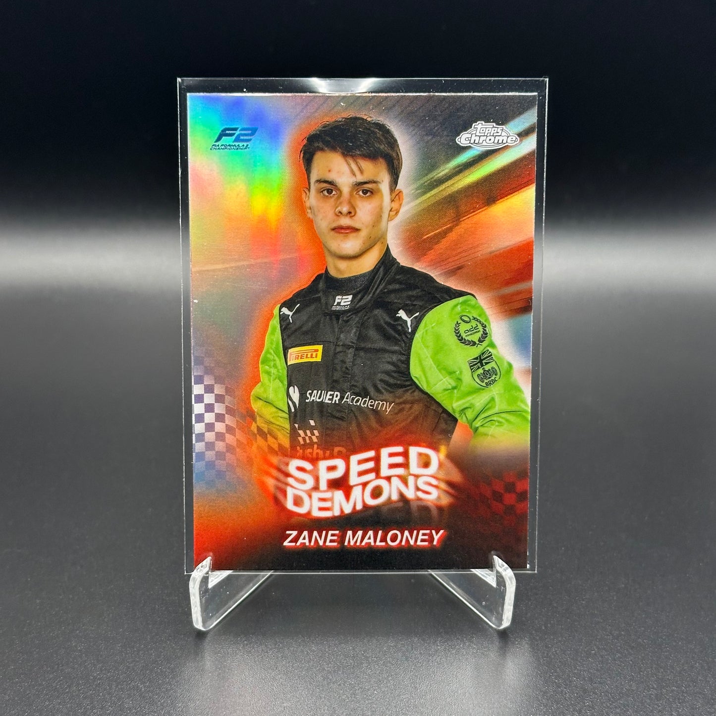 2024 Topps Chrome Formula 2 ZANE MALONEY #SD-25 Speed Demons