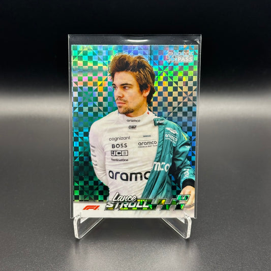 2024 Topps Paddock Pass Formula 1 LANCE STROLL #12 X-Fractor Checker Flag