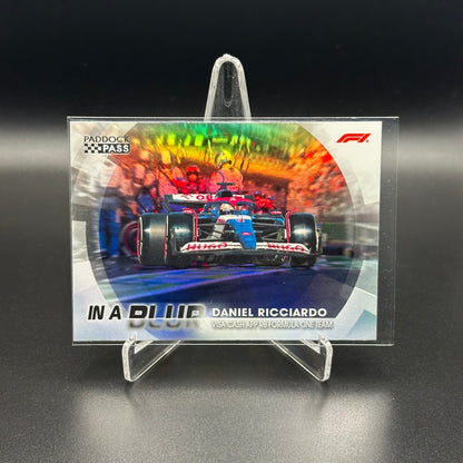 2024 Topps Paddock Pass Formula 1 DANIEL RICCIARDO #BL-18 In A Blur