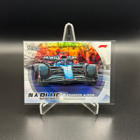 2024 Topps Paddock Pass Formula 1 ALEXANDER ALBON #BL-19 In A Blur
