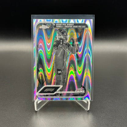 2024 Topps Chrome Formula 1 CARLOS SAINZ #147 Grand Prix Winner Refractor