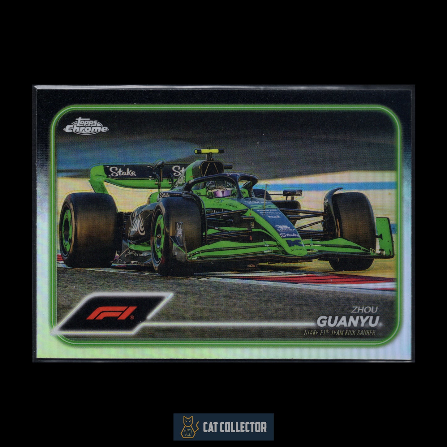 2024 Topps Chrome Formula 1 ZHOU GUANYU #86 F1 Cars Refractor