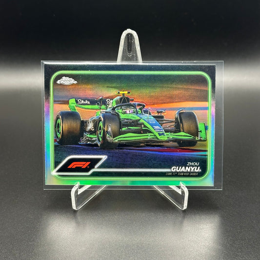 2024 Topps Chrome Formula 1 ZHOU GUANYU #86 F1 Cars Refractor