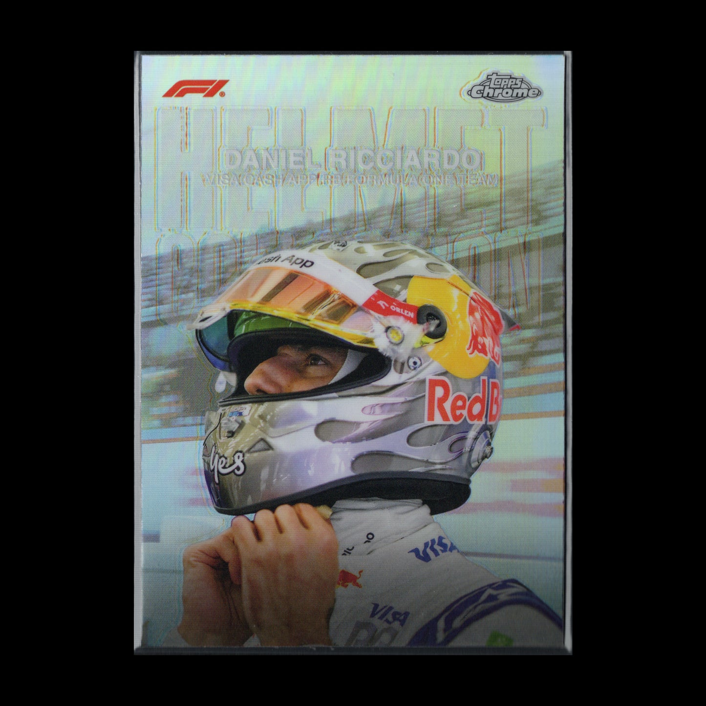 2024 Topps Chrome Formula 1 DANIEL RICCIARDO #HC-14 Helmet Collection