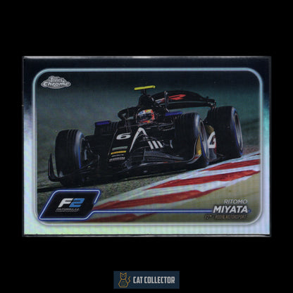 2024 Topps Chrome Formula 1 RITOMO MIYATA #98 F2 Cars Refractor