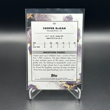 2024 Topps Inception COOPER DEJEAN #151 Rookie RC