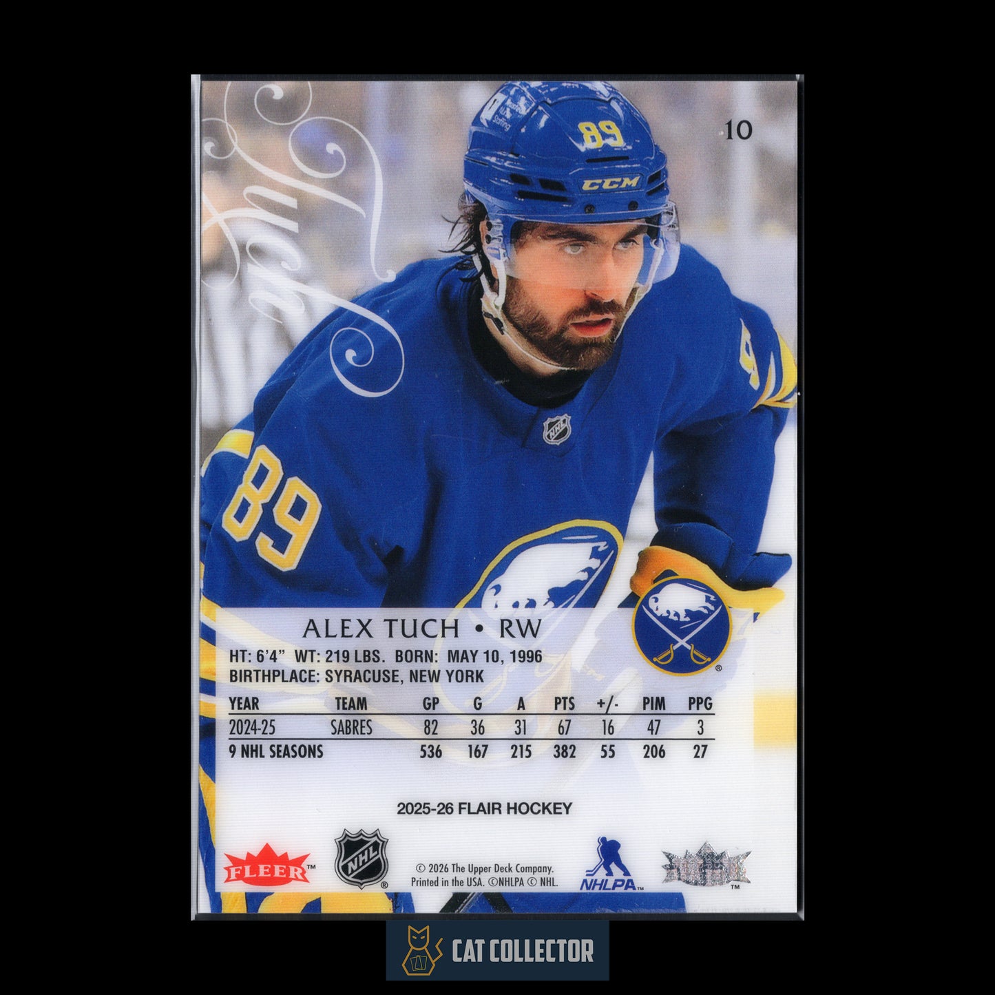 2025-26 Fleer Flair ALEX TUCH #10