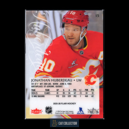 2025-26 Fleer Flair JONATHAN HUBERDEAU #15