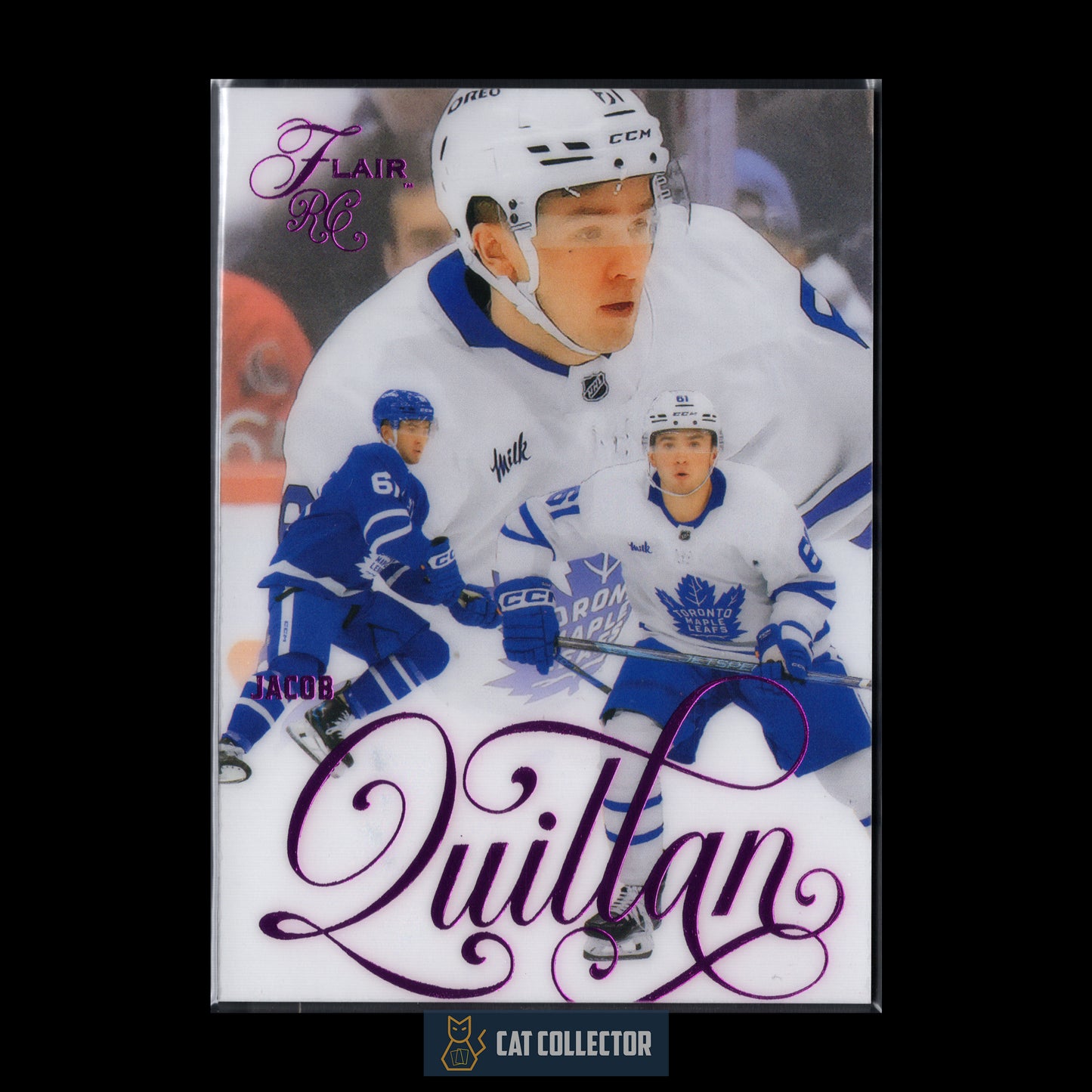2025-26 Fleer Flair JACOB QUILLAN #161 Image C Variant Rookie RC /199