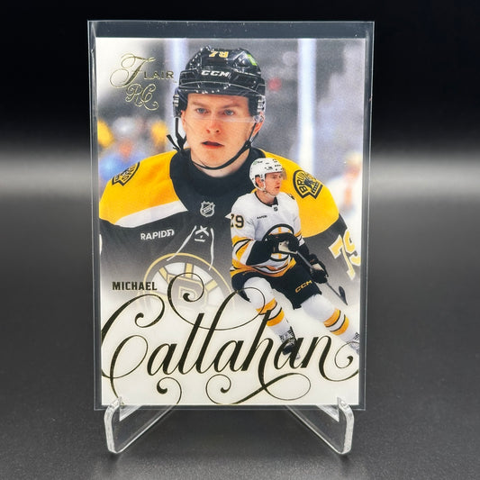 2025-26 Fleer Flair MICHAEL CALLAHAN #172 Rookie RC