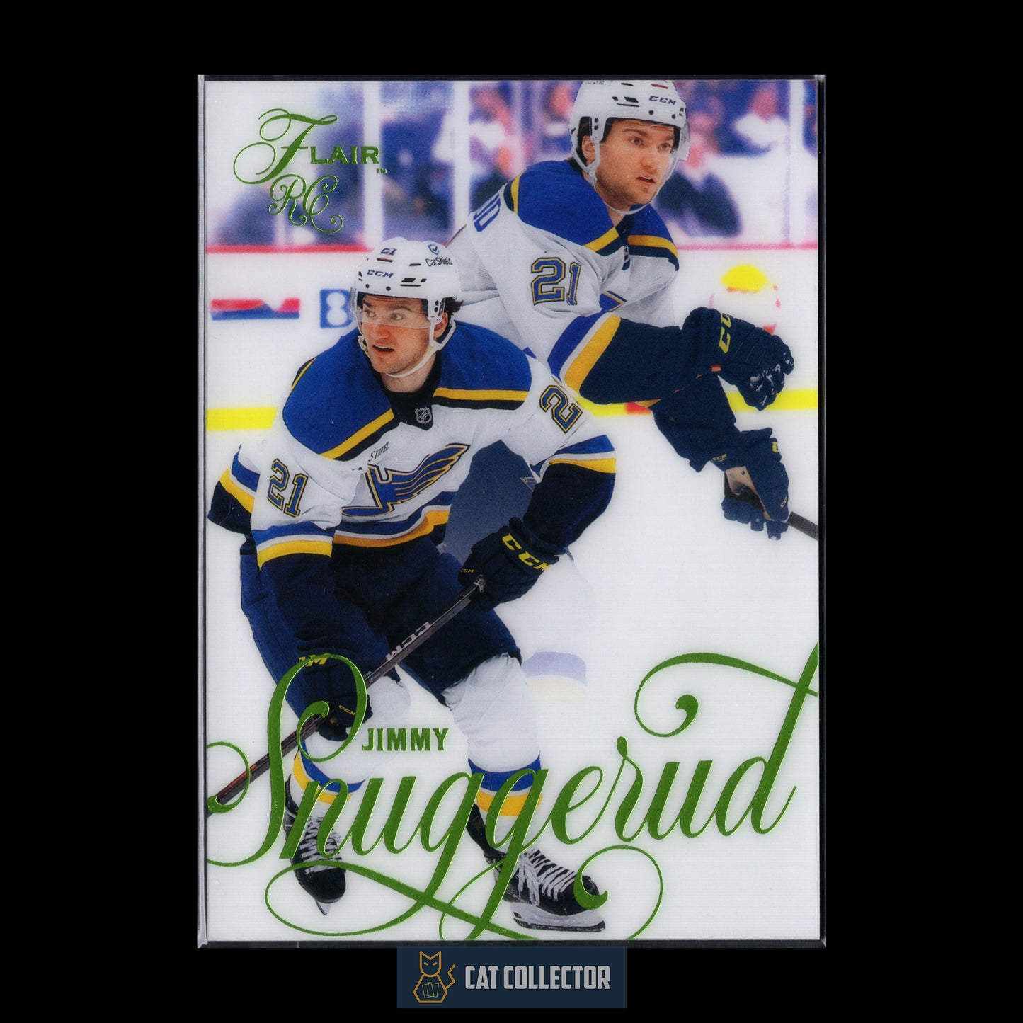 2025-26 Fleer Flair JIMMY SNUGGERUD #182 Image B Variant Forecheck Rookie RC /349