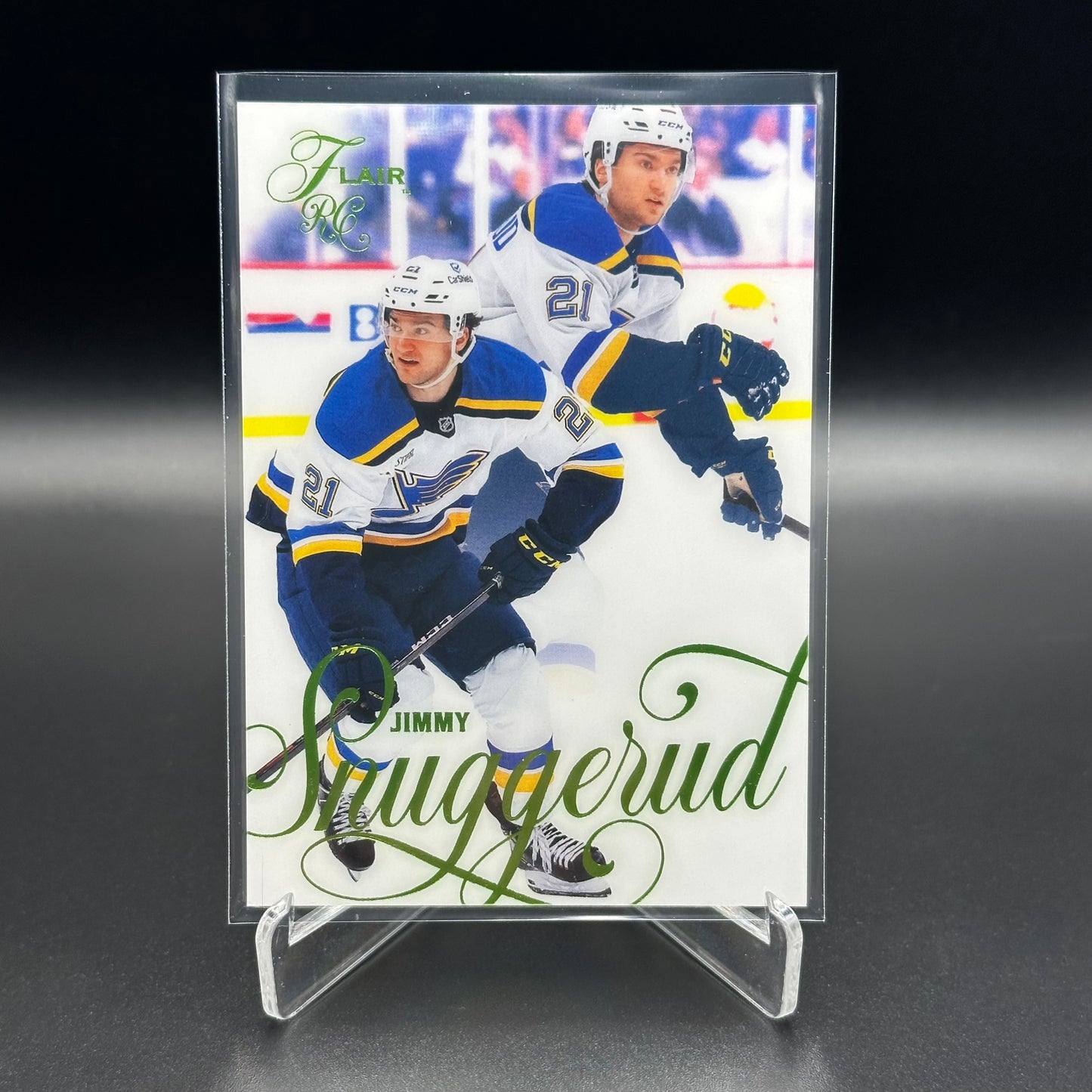 2025-26 Fleer Flair JIMMY SNUGGERUD #182 Image B Variant Forecheck Rookie RC /349
