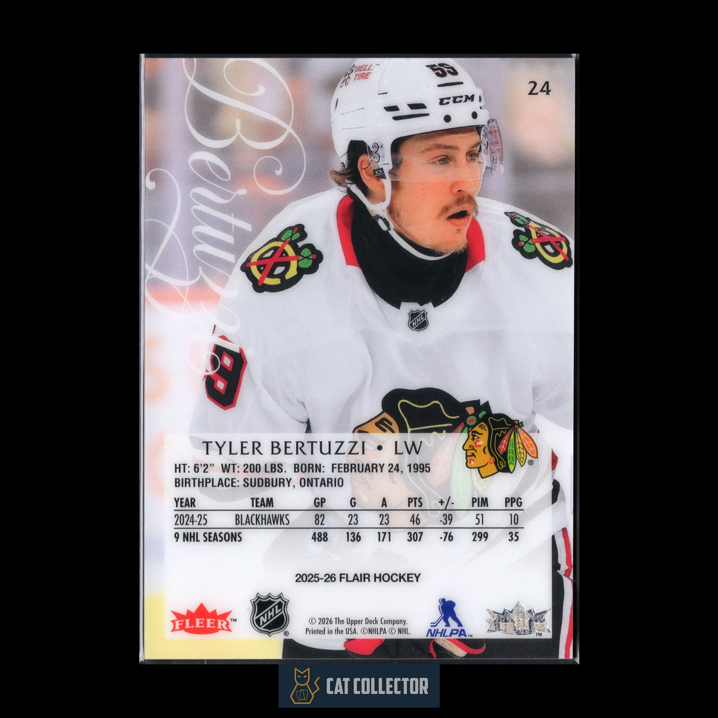 2025-26 Fleer Flair TYLER BERTUZZI #24