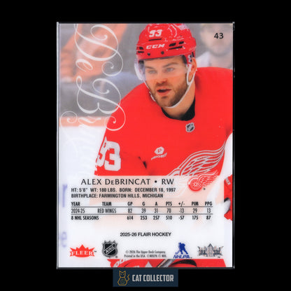 2025-26 Fleer Flair ALEX DEBRINCAT #43