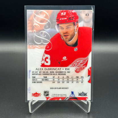 2025-26 Fleer Flair ALEX DEBRINCAT #43