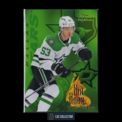 2025-26 Fleer Flair WYATT JOHNSTON #9 of 32 Hot Hues