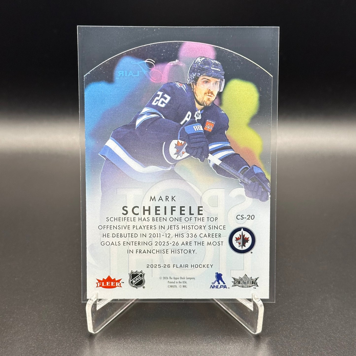 2025-26 Fleer Flair MARK SCHEIFELE #CS-20 Center Spot Light