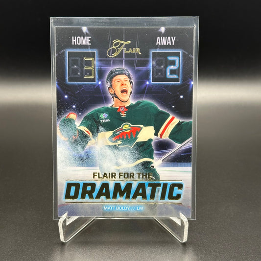 2025-26 Fleer Flair MATT BOLDY #FTD-4 Flair for the Dramatic