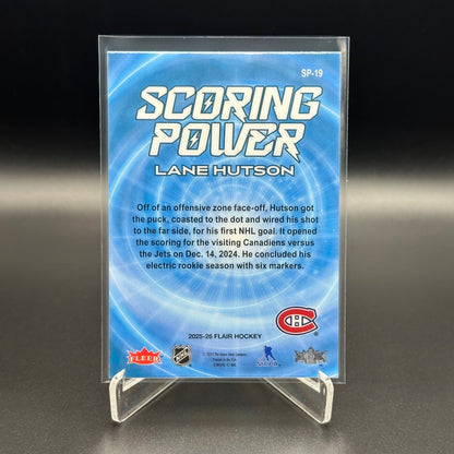 2025-26 Fleer Flair LANE HUTSON #SP-19 Scoring Power