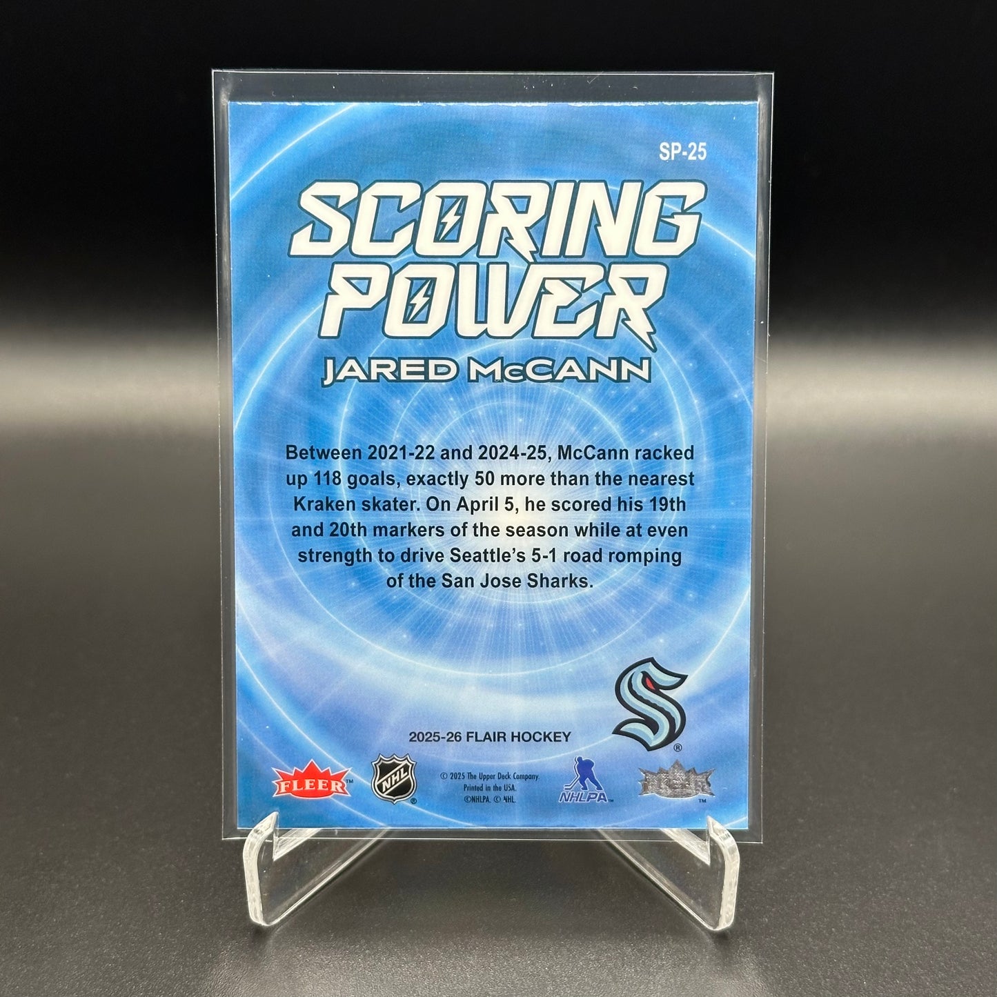 2025-26 Fleer Flair JARED MCCANN #SP-25 Scoring Power