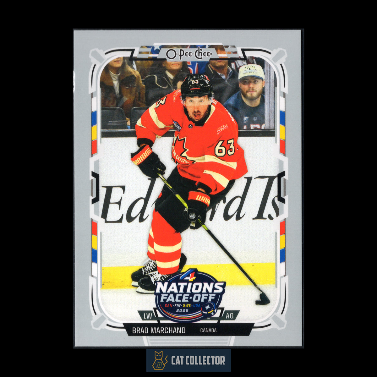 2025-26 O-Pee-Chee Hockey BRAD MARCHAND #539 4 Nations Face-Off