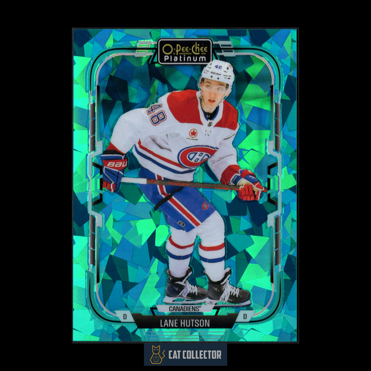 2025-26 O-Pee-Chee Platinum LANE HUTSON #89 Turquoise Fragments /249