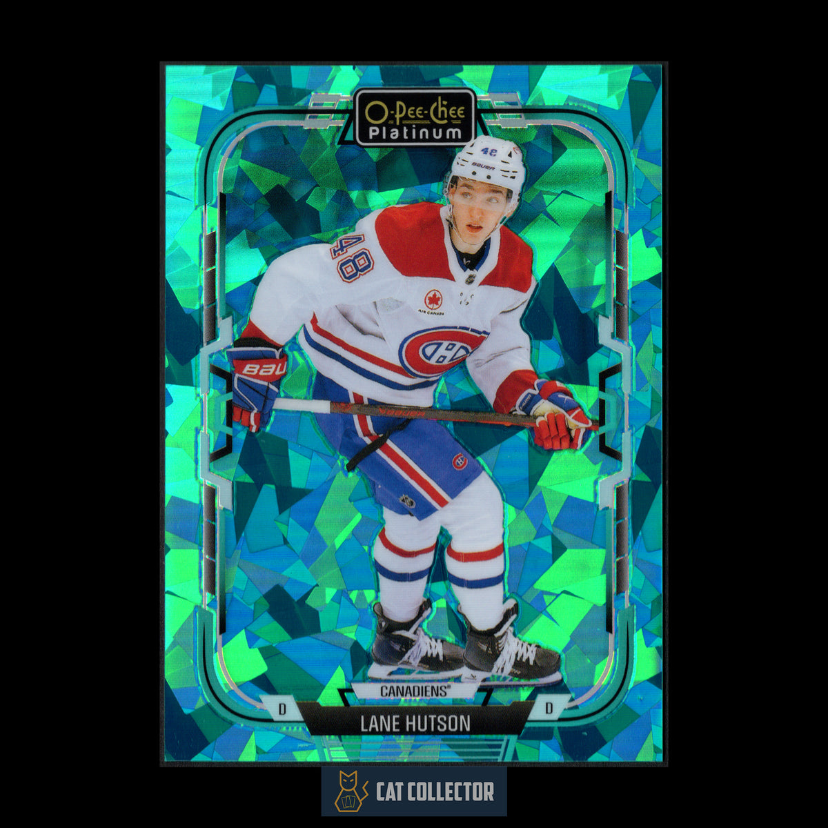 2025-26 O-Pee-Chee Platinum LANE HUTSON #89 Turquoise Fragments /249
