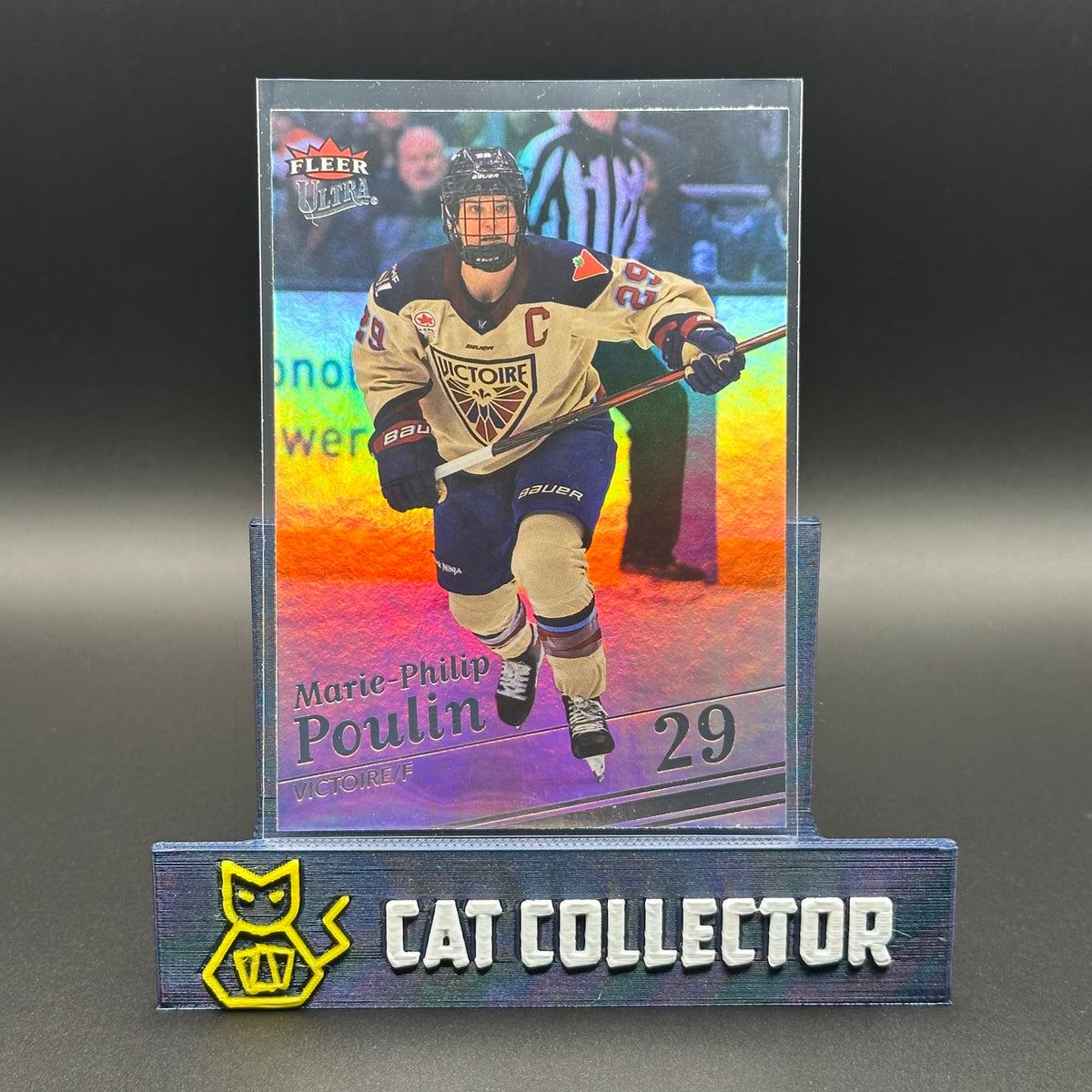 2025-26 UD Fleer Ultra PWHL MARIE-PHILIP POULIN #29 Rainbow Foil