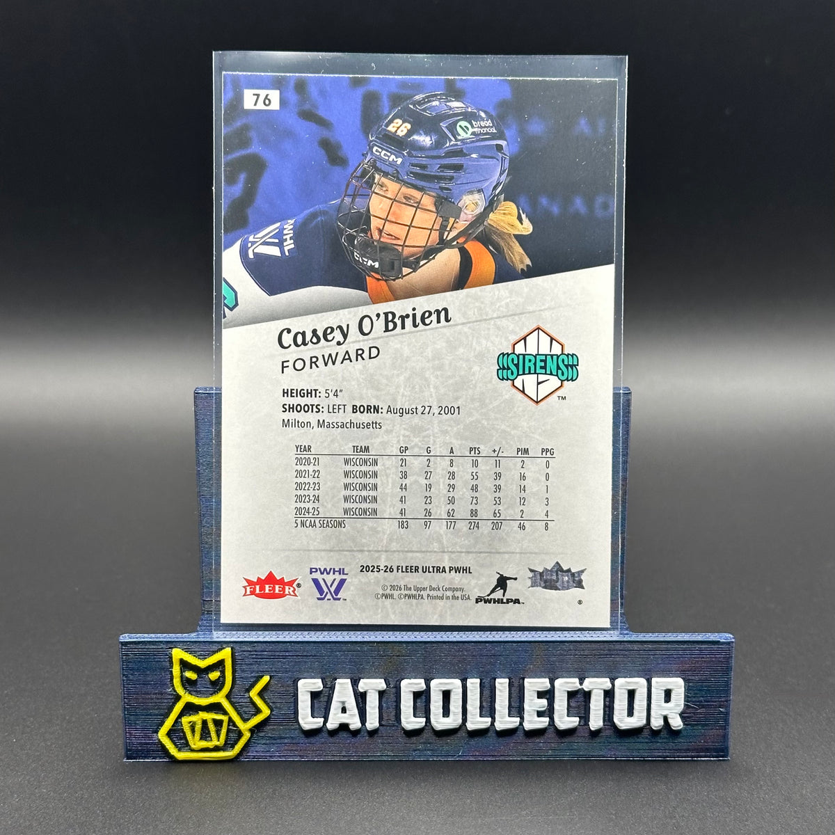 2025-26 UD Fleer Ultra PWHL ROOKIE Base ~ Complétez votre collection!