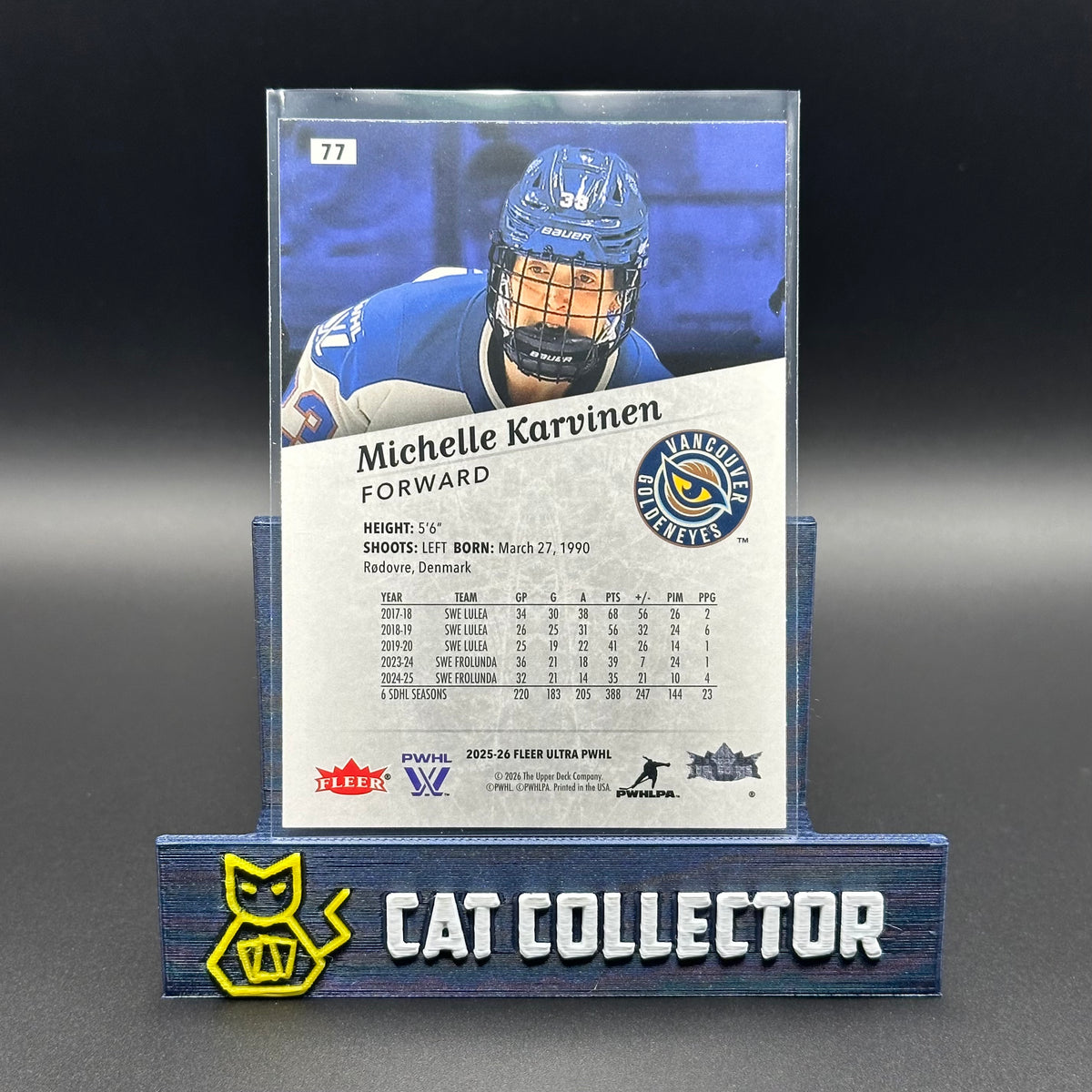 2025-26 UD Fleer Ultra PWHL ROOKIE Base ~ Complétez votre collection!