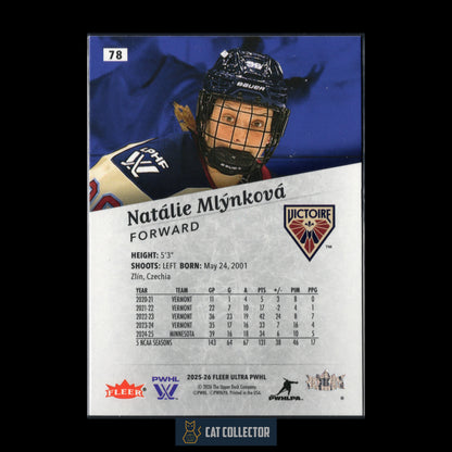 2025-26 UD Fleer Ultra PWHL ROOKIE Base ~ Complétez votre collection!