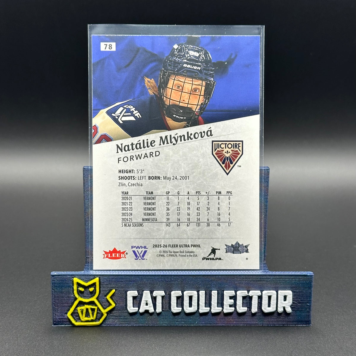 2025-26 UD Fleer Ultra PWHL ROOKIE Base ~ Complétez votre collection!